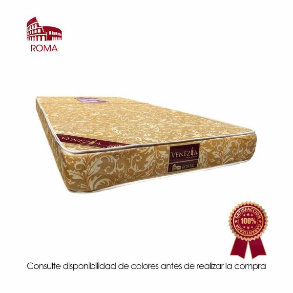 colchón, individual, venezia, roma, colchoneta, cama, catre