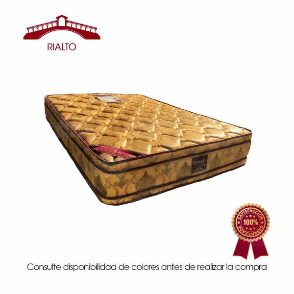 colchón, matrimonial, venezia, rialto, colchoneta, cama, catre