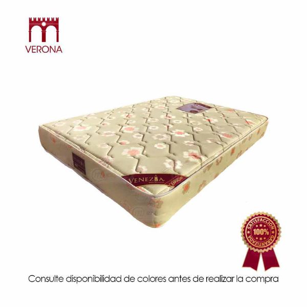 colchón, matrimonial, venezia, verona, colchoneta, cama, catre