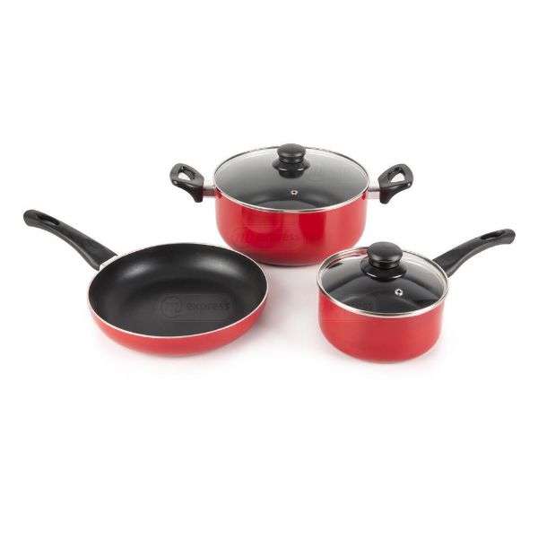 juego, ollas, maggio, mrhxps-5, cocina, induccion, gas