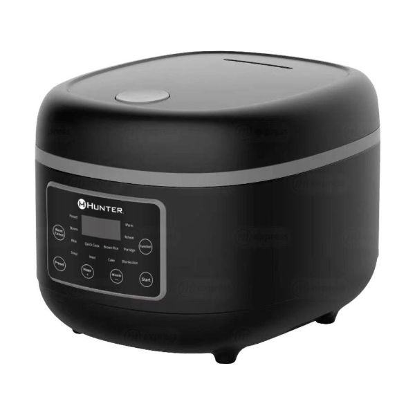electrodomesticos, olla, multiuso, hunter, hta05l, vapor, recalentar, cocción, tapa