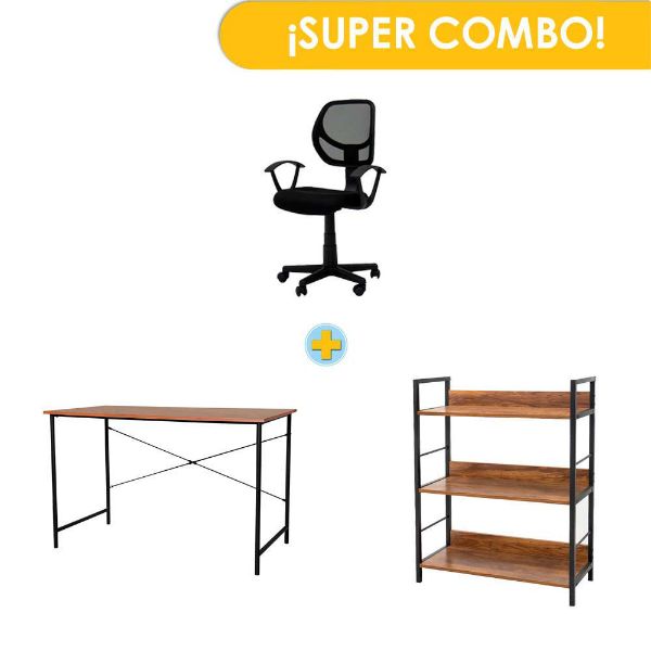 combo, tokoa, escritorio, om-2180, silla, os-2026, librero, ol-2131