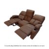 muebles, sillon, reclinable, hunter, h900mf, sala, descanso, sillones