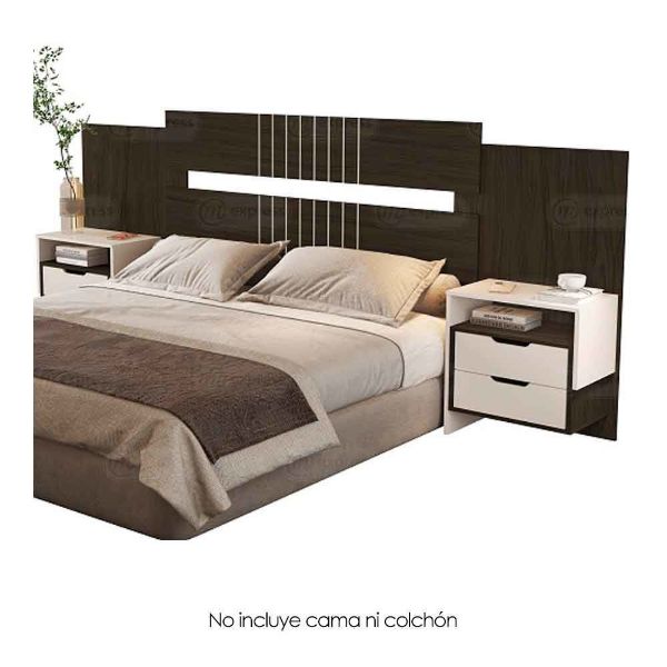 muebles, cama, matrimonial, vj, luiza, catre, hamaca, litera, camastro, madera, metal, respaldar