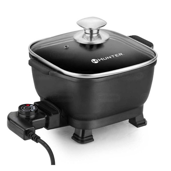 electrodomesticos, sarten, electrico, hunter, hep200-8, cocinar, freir, guisar