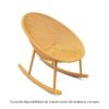 mueble, mecedora, alpez, rock, plastica, sala, terraza