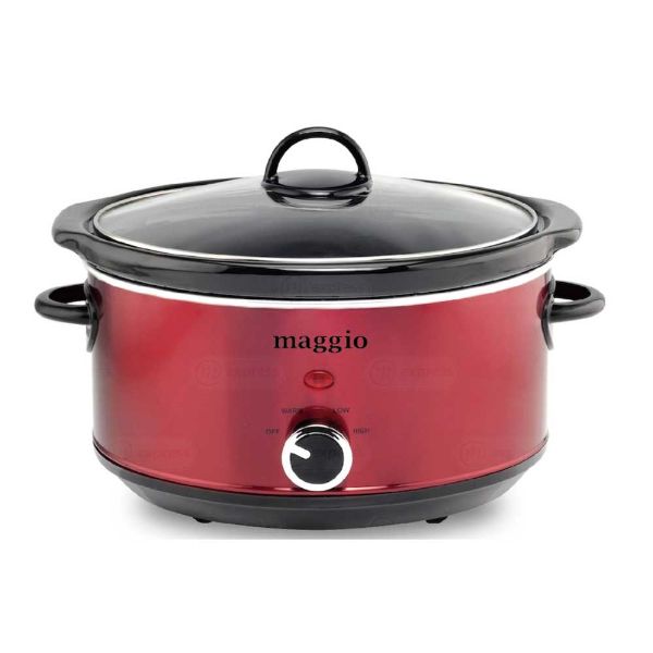 electrodomesticos, olla, cocimiento, lento, maggio, mgc40l, roja, cocion, cocina