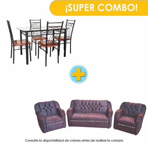 juego sala, combo. comedor, combo sala y comedor