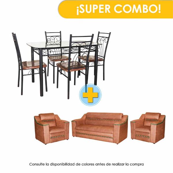 combo, juego sala, comedor, juego comedor, oferta, combo muebles, combos baratos