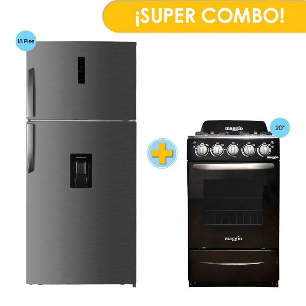	COMBO, REFRI, REFRIGERADORA, COCINA, COCINA GAS, GAS, ESTUFA