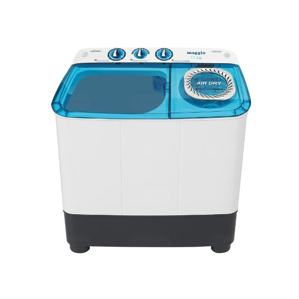 	Mexpress, linea blanca, lavadora, lavado, semi-automatica, mtto110wh, maggio, lavadora dos tanques, limpieza, lavadora pequeña, lavadora 11 kilos, 11 kilos