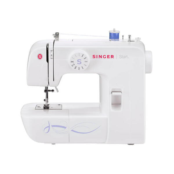 	máquina, coser, singer, 1306