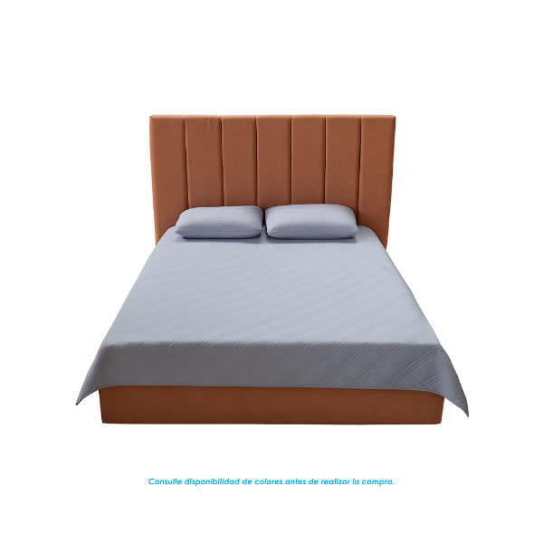 mexpress, cama, matrimonial, cama matrimonial, tapizada, Marín, cama tapizada, respaldar